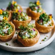 Pani Puri Casero: Crujido C&iacute;trico en 20 Minutos