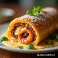 Receta Rollo de Salchicha Jugoso con Queso F&aacute;cil y Casero