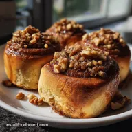 Cinnamon Rolls Pl&aacute;tano Nueces Esponjosos: Receta Masa Casera