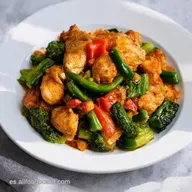 Salteado F&aacute;cil Pollo y Verduras al Wok en 30 Minutos