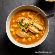 Sopa China de Pollo y Ma&iacute;z Receta Casera F&aacute;cil