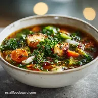 Sopa de Verduras Casera para 4 Porciones