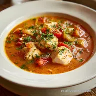 Suquet De Pescado para 4: Caldo Fundente