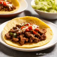 Tacos de Carne Picada a la Mexicana Receta F&aacute;cil y Deliciosa