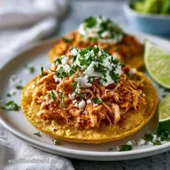 Tostadas de Pollo Frescas y R&aacute;pidas