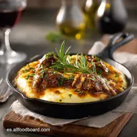 Yuca Cremosa con Carne Molida: Pur&eacute; Sedoso y Guiso a la Criolla