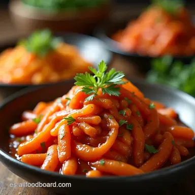 Abuelas Kimchi Authentic Korean Flavor Grandmas Recipe Tarjeta de receta