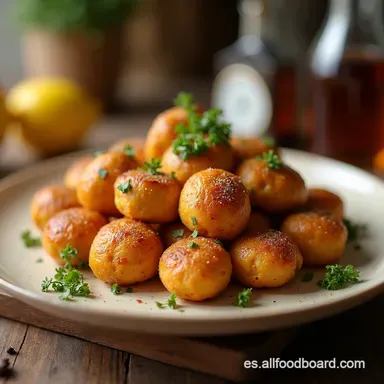 Desp&uacute;es de comer alb&oacute;ndigas como estas Irresistibles Tarjeta de receta