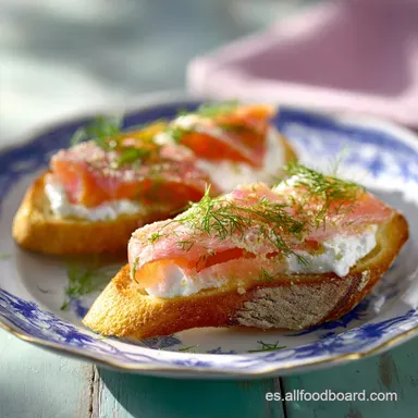 Aperitivo de Salm&oacute;n Ahumado en 15 Minutos Tarjeta de receta