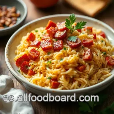Arroz con Bogavante: &iexcl;Un Viaje a la Costa Espa&ntilde;ola! Tarjeta de receta