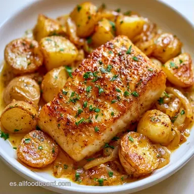 Bacalao a la Portuguesa para 4 Personas Tarjeta de receta