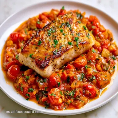Bacalao Con Sanfaina Para 4 Personas Tarjeta de receta