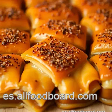 Baklava Casera: &iexcl;Crujiente, Dulce y F&aacute;cil! Receta Griega Tarjeta de receta