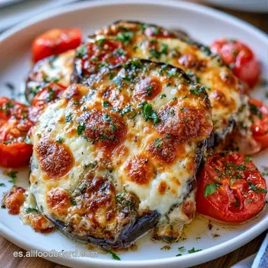 Berenjenas Al Horno con Tomate Tarjeta de receta