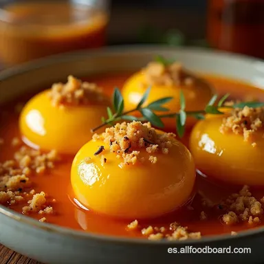 Berenjenas Glaseadas con Miel y Piment&oacute;n Hasta para los esc&eacute;pticos Tarjeta de receta