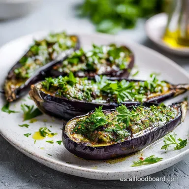 Berenjenas Rellenas de Carne al Horno | 60 Min Tarjeta de receta