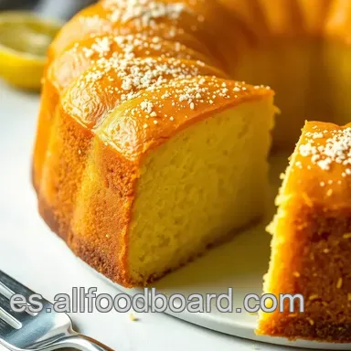 Bizcocho de Lim&oacute;n Esponjoso: &iexcl;Como el de la Abuela! Tarjeta de receta