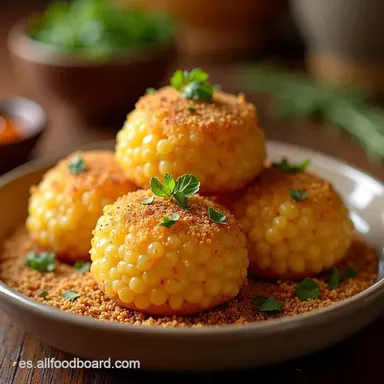 BOLITAS DE HARINA DE MAIZ Receta Casera que te Encantar&aacute; Tarjeta de receta