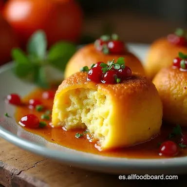Pur&eacute; de Patata Relleno Bombas Caseras como las de la Abuela Tarjeta de receta