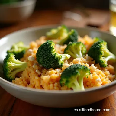 Br&oacute;coli Gratinado con Bechamel Crujiente y Cremoso Receta Infalible Tarjeta de receta