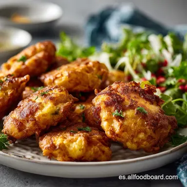 Bu&ntilde;uelos de Bacalao: Receta Tradicional en 65 Minutos Tarjeta de receta