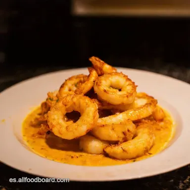 Calamares a la Plancha Receta F&aacute;cil como Argui&ntilde;ano Tarjeta de receta