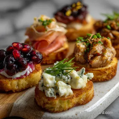 Canapes: Est&eacute;tica de Alta Cocina en 55 Minutos Tarjeta de receta