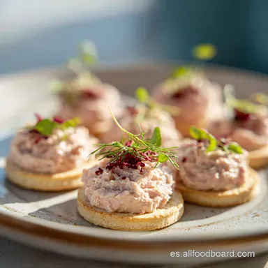 Canap&eacute;s Fr&iacute;os Caseros F&aacute;ciles en 50 Minutos Tarjeta de receta
