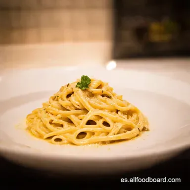 Carbonara Receta Aut&eacute;ntica Sin Nata y Deliciosa Tarjeta de receta