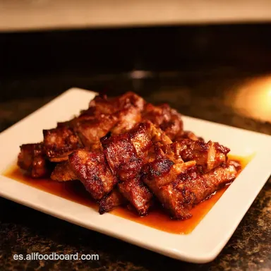 Char Siu Casero El Cerdo Asado Chino M&aacute;s Rico Que Har&aacute;s Tarjeta de receta