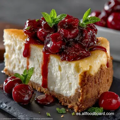 Cheesecake de vainilla: El secreto para la textura sedosa sin grietas Tarjeta de receta