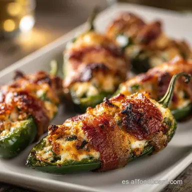Chiles Jalape&ntilde;os Rellenos con Queso: Receta en 35 Minutos Tarjeta de receta