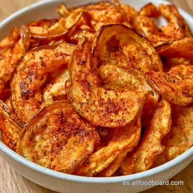 Chips de Berenjena Crujientes al Horno Tarjeta de receta