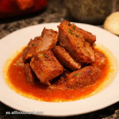 Chuletas de Cordero al Ajillo Receta Espa&ntilde;ola F&aacute;cil y Jugosa Tarjeta de receta