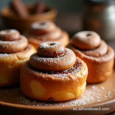 Receta de Cinnamon Rolls de Chocolate El Secreto Revelado Tarjeta de receta