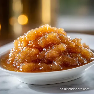 Compota de Manzana con Canela para 4 Raciones Tarjeta de receta