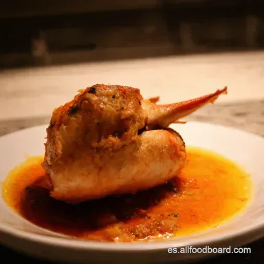 Conejo al Tomillo Receta F&aacute;cil Como la de Argui&ntilde;ano Tarjeta de receta