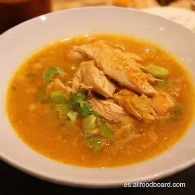 Congee de Pollo Cremoso Un Abrazo Asi&aacute;tico en tu Plato Tarjeta de receta