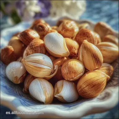 Coquinas al Ajillo: Receta Espa&ntilde;ola para 4 raciones Tarjeta de receta