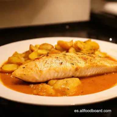 Corvina al Horno con Patatas Panadera Receta de la Abuela Tarjeta de receta