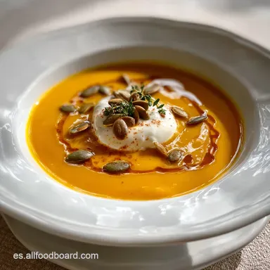 Crema de Calabaza Receta Dela Abuela: Silky Smooth & Naturally Sweet Tarjeta de receta