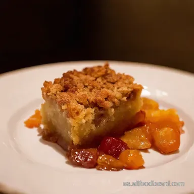 Crumble Cerezas Argui&ntilde;ano El Postre M&aacute;s F&aacute;cil y Crujiente Tarjeta de receta