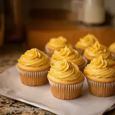 Cupcakes de Vainilla La Receta de la Abuela Tarjeta de receta