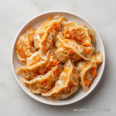 Dumplings De Verduras en 55 Minutos Tarjeta de receta