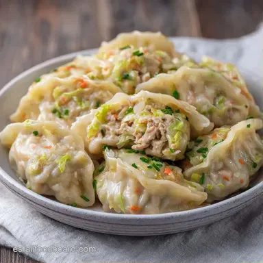 Dumplings Rellenos en 40 Minutos Tarjeta de receta