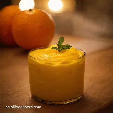 Citrus Curd Casero El Sol en un Tarro de la Abuela Tarjeta de receta