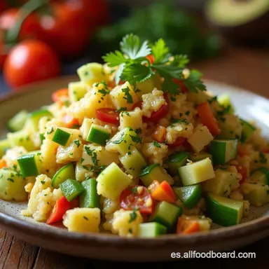Ensalada de Chayote y Zanahoria Fresca con Aderezo C&iacute;trico Tarjeta de receta