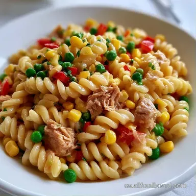 Ensalada De Pasta Con Atún en 30 Minutos Tarjeta de receta