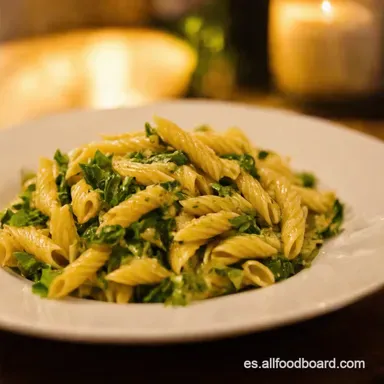 Ensalada Pasta Refrescante Vinagreta Secreta Argui&ntilde;ano Tarjeta de receta