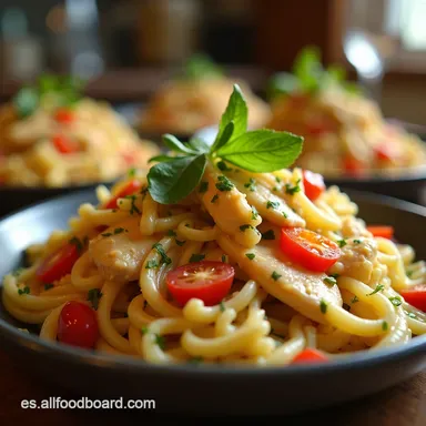 Ensalada de Pollo La Receta Cl&aacute;sica y Cremosa que Triunfa en Fiestas Tarjeta de receta